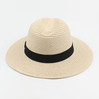 Fashion Wide Brim Sunscreen Sunshade Straw Fisherman Hat Wholesale main image 3