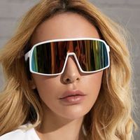 New Fashion Colorful One-piece Sunglasses main image 1