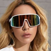 New Fashion Colorful One-piece Sunglasses main image 2