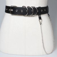Fashion Chain Geometric Solid Color Belt Wholesale main image 1