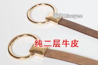 Fashion Thin Leather Black White Ring Belt Wholesale main image 4