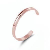 Fashion Solid Color Geometric Stainless Steel Open Bracelet main image 6