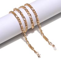 Fashion Gold Thick Aluminum Chain Glasses Rope Wholesale main image 2