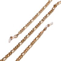 Fashion Gold Thick Aluminum Chain Glasses Rope Wholesale main image 4