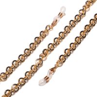 Simple Gold Round Thick Aluminum Chain Glasses Rope main image 4