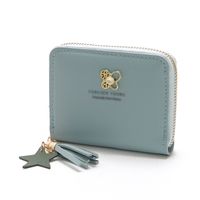 Korean Four-leaf Flower Zipper Short Wallet Wholesale main image 3