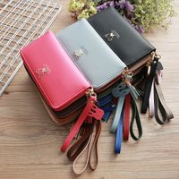 Korean Mid-length Teddy Bear Printing Wallet Wholesale main image 6