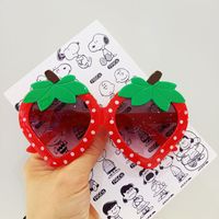 Cartoon Children's Strawberry Decorative Sunglasses sku image 4