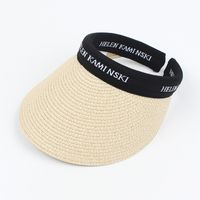 Fashion Empty Top Sunscreen Sunshade Straw Hat Wholesale sku image 1
