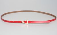 Fashion Triangle Leather Thin Belt Wholesale sku image 1