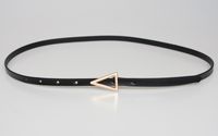 Fashion Triangle Leather Thin Belt Wholesale sku image 3
