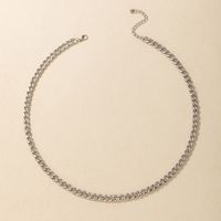 New Fashion Wild Thick Chain Simple Necklace sku image 1