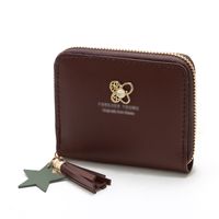 Korean Four-leaf Flower Zipper Short Wallet Wholesale sku image 5