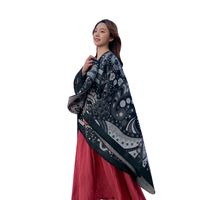New Outdoor Travel Floral Cloak Shawls main image 3