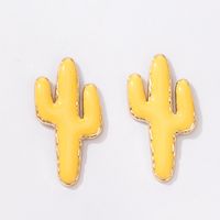 Korean Fashion Simple Cactus Earrings main image 7