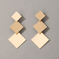 Nouvelles Boucles D&#39;oreilles À Losanges Géométriques Simples sku image 1