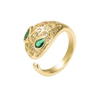 Fashion Golden Snake-shaped Ring main image 6