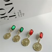 Baroque Old Coin Earrings main image 4