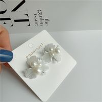 Fashion Pearl Fireworks Blooming Earrings main image 6