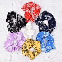 Retro Printing Fabric Hair Scrunchies main image 6