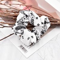 Retro Printing Fabric Hair Scrunchies main image 4