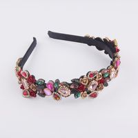 New Fashion Barock Alloy Diamond Flower Stirnband main image 3