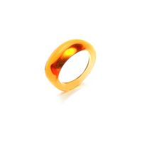 Korean Solid Color Acrylic 2-piece Ring main image 6