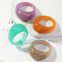 Retro Color Resin Ring main image 1