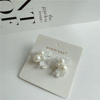 Fashion Pearl Fireworks Blooming Earrings sku image 1