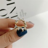 Fashion Triangle Zircon Ear Bone Clip sku image 1