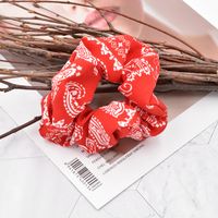 Retro Printing Fabric Hair Scrunchies sku image 2