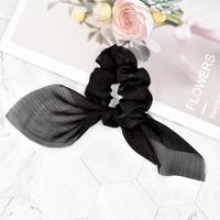 Fashion Mesh Yarn Solid Color Hair Scrunchies sku image 4