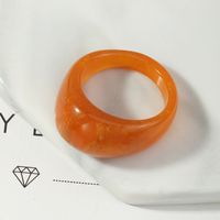 Bague En Résine De Couleur Rétro sku image 1