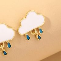 Fashion Cloud Raindrop Earrings main image 5