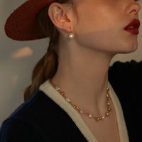 Fashion Pearl Artificial Gemstones Earrings main image 4