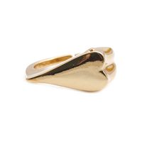 Fashion Golden Heart-shape Opening Copper Ring Wholesale main image 6