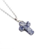 Simple Cross Stainless Steel Necklace Wholesale main image 3