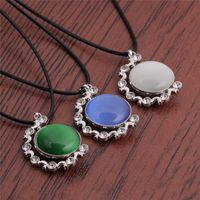 Korean Diamonds Stainless Steel Necklace Wholesale main image 3