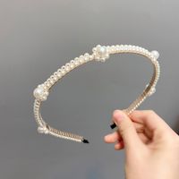 Simple Pearl Headband Wholesale main image 4
