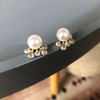 Boucles D&#39;oreilles En Alliage De Perles De Corée En Gros main image 3