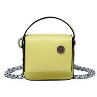 Korean Thick Chain Messenger Shoulder Square Portable Bag main image 3