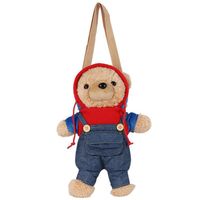 Cute Plush Bear Doll Shoulder Bag Wholesale main image 6
