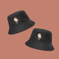 Fashion Black Moon Sunshade Fisherman Hat main image 4