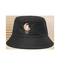 Fashion Black Moon Sunshade Fisherman Hat main image 6