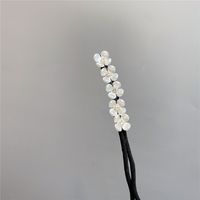 Korean Pearl Flower Wire Coil Hair Rope sku image 2