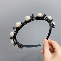 Fashion Full Drill Pearl Flower Headband sku image 1