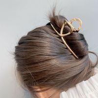 Pince À Cheveux En Alliage De Grande Taille Géométrique De Corée sku image 1