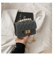 Fashion Chain Pearl Messenger Shoulder Portable Bag sku image 7