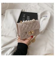 Fashion Chain Pearl Messenger Shoulder Portable Bag sku image 8