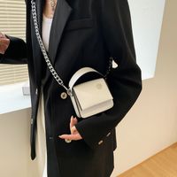 Bolso Portátil Cuadrado Coreano Del Hombro Del Mensajero De La Cadena Gruesa sku image 1